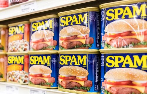 spam mail carne in scatola americana spiced ham
